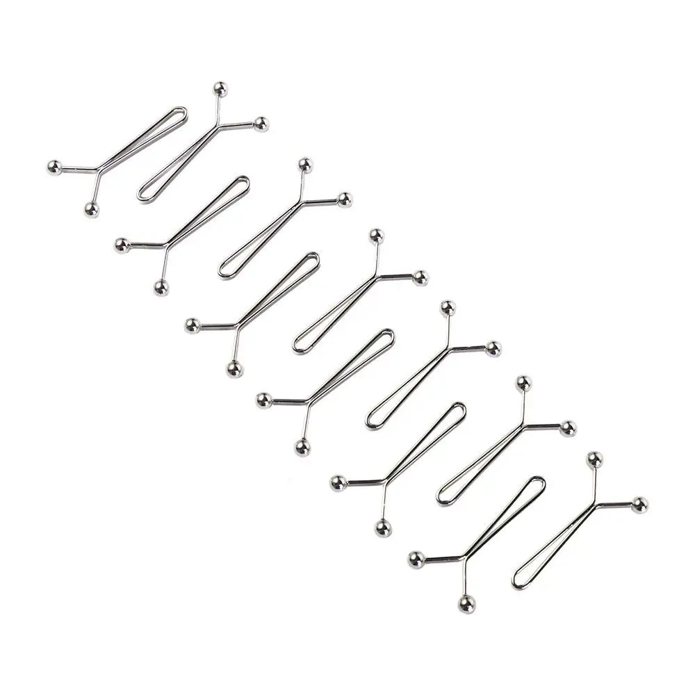 12 pièces/lot mode alliage u écharpe clips galvanoplastie châle écharpe clips multicolore hijab clips sûr broche broches boule ronde femmes