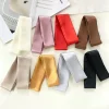 4.5x100cm longue maigre cheveux écharpe femmes imitation soie satin bandeau mignon foulard couleurs unies dames mode sac foulards