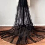 Robe de mariée en Satin pour femmes, ceinture, gros nœud, accessoires élégants détachables, nœud en Tulle, décoration de robe de mariée