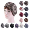Bonnet turban musulman pour femme, bonnet doux, casquettes chimio, chapeaux ronds, bandana, vêtements de sauna College à la mode, hijabs, zones brées