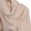foulard triangle en modal doux de couleur unie, hijab élastique en coton mercerisé pour femme musulmane, offre spéciale, nouvelle collection 2024