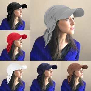 Casquette Hijabs instantanée de couleur unie pour femmes, Bonnet en Voile, chapeaux de soleil musulmans, écharpe enveloppante, casquettes de Baseball, Bandana, Bonnet Turban