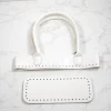 sac en cuir à double poignée pour femmes, matériel de bricolage, matériaux de tissage cousus à la main, accessoires de sac en rotin