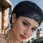 Casquettes Hijab intérieures musulmanes pour femmes, couvre-tête en dentelle brillante, bonnet extensible, Turban, couvre-chef