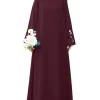 2025 mode musulmane abaya robe zanzea femmes robes longues automne à manches longues brodé robe d'été islamique robe décontracté caftan