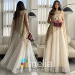 Amelia – robe de soirée trapèze pour femmes, longue robe de bal de mariage personnalisée pour Occasions spéciales, robes formelles pour dubaï, 2024