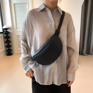 Mode femmes taille sac en cuir souple Fanny Pack concepteur poitrine Pack ceinture sac décontracté shopping épaule sacs à bandoulière téléphone sac à main