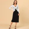 boléro en dentelle pour femmes, cravate sur le devant, manteau à volants en dentelle florale, cardigan à manches longues, veste de couverture formelle de bureau, haussement d'épaules transparent