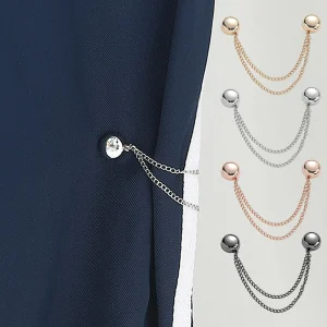 Clips magnétiques pour vêtements, t-shirt, aimants de raccourcissement, boucle ardillon solide, bouton de cravate au poignet pour pantalons longs, manches, jambes Hijab Clips magnétiques pour vêtements, t-shirt, aimants de raccourcissement, boucle ardillon solide, bouton de cravate au poignet pour pantalons longs, manches, jambes Hijab