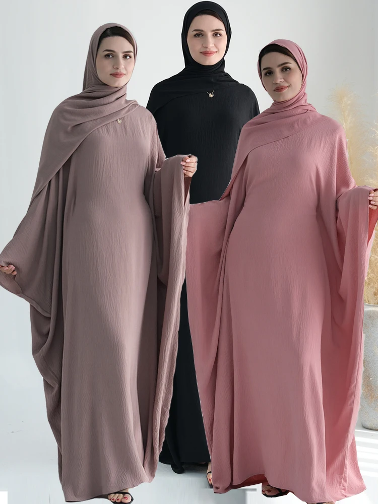 Ensemble Abaya en coton et lin pour Ramadan Eid, tiens imar, ensembles musulmans de Dubaï, robe Hijab, caftan marocain, vêtements éducatifs pour femmes Ensemble Abaya en coton et lin pour Ramadan Eid, tiens imar, ensembles musulmans de Dubaï, robe Hijab, caftan marocain, vêtements éducatifs pour femmes