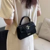 2025 sac fourre tout en cuir de luxe pour femmes, sac à bandoulière design minimaliste, sac à main de travail structuré avec poignée supérieure, élégant et chic