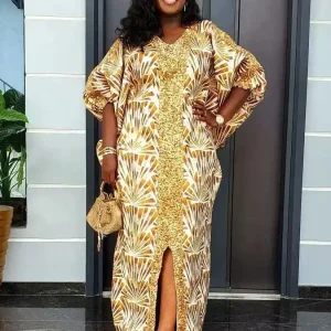 Abayas-Robe de Luxe pour Femmes Musulmanes Africaines, Caftan Marocain, Boubou, Djellaba, Soirée, 2024 Abayas-Robe de Luxe pour Femmes Musulmanes Africaines, Caftan Marocain, Boubou, Djellaba, Soirée, 2024