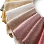 Foulard en Satin crêpe Chic et élégant, 1 pièce, strass scintillants, Turban, Hijab, châle, couvre-chef, accessoires de mode