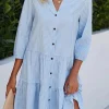 mini robe à carreaux légère pour femmes, robes de style chemise, manches longues, col en v, printemps, automne