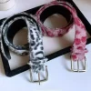 ceinture en peluche rose à pois imprimé léopard, sous culture y2k millennium harajuku, ceinture épicée pour filles, accessoire de mode vintage