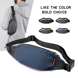 Sac de taille pour hommes, sac de voyage pour jeunes étudiants, sac à bandoulière pour hommes, sac de ceinture, sacs de poitrine imperméables à la mode, Muhжulukка П®яс