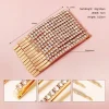 pinces à cheveux en métal strass brillant pour femmes, épingles à cheveux simples de couleur or argent, accessoires pour cheveux de filles, bijoux