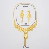 bijoux indiens de luxe, boucles d'oreilles, collier, ensembles de bijoux pour femmes, couleur or dubaï, cadeaux de fête de mariage africain et arabe