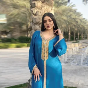 Robe Hijab musulmane pour femmes, Eid Ramadan, Abayas Mubarak, Abaya Dubai, Jalabiya, Caftan Marocain, Robe de soirée turque, Vêtements Islamiques Robe Hijab musulmane pour femmes, Eid Ramadan, Abayas Mubarak, Abaya Dubai, Jalabiya, Caftan Marocain, Robe de soirée turque, Vêtements Islamiques