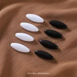 Broche en Plastique Solide de Haute Qualité pour Écharpe, Accessoire Épingle de Sûreté Élégante pour Hijab, 8 Pièces/Ensemble