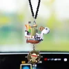 pendentif une pièce, personnalité créative, haute valeur, dessin animé, rétroviseur de voiture, décoration intérieure de voiture, poupée pour hommes, cadeau