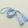 femmes mince gland tissé corde arc ceinture glands ceintures tressées ceintures taille chaîne taille corde
