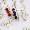 Épingles de sûreté robustes, embellissement de perles, broches décoratives pour pull, épingles de sûreté pour broches artisanales décoratives, 4/1 pièces
