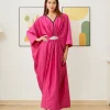 DEVCHATA-Robe musulmane longue et élégante pour femmes, abaya arabe de dubaï, tenue de fête, pour Ramadan, vêtements islamiques DEVCHATA-Robe musulmane longue et élégante pour femmes, abaya arabe de dubaï, tenue de fête, pour Ramadan, vêtements islamiques