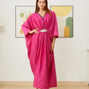 DEVCHATA-Robe musulmane longue et élégante pour femmes, abaya arabe de dubaï, tenue de fête, pour Ramadan, vêtements islamiques DEVCHATA-Robe musulmane longue et élégante pour femmes, abaya arabe de dubaï, tenue de fête, pour Ramadan, vêtements islamiques