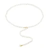 joall match pearl pendentif ceinture pour femme, ceinture femme, ceinture blanche, designer, luxe, mode