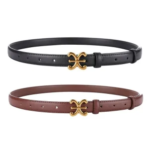 Ceinture femme marque à la mode de haute qualité luxe femme PU cuir à la mode rétro ceinture or boucle ceinture