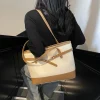 sac à main en cuir pour femmes, fourre tout de luxe élégant, fourre tout de styliste, sac à bandoulière pour style quotidien tendance