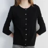 cardigan chandails femmes tricot à manches longues haut cardigans manteau 100% laine nouveaux vêtements d'extérieur veste vêtements mode coréenne y2k streetwear
