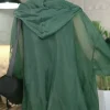 veste d'été à capuche avec cordon de serrage pour femmes, protection solaire, nouvelle mode décontractée, couleur unie, fine et respirante, manteau de protection solaire ample