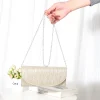 pochettes de soirée élégantes à paillettes, sac à bandoulière avec chaîne pour dames, sac à main pour fête, soirée, mariage