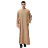 vêtements islamiques musulmans hommes jubba thobe imprimé fermeture éclair kimono longue robe saoudienne musulman porter abaya caftan islam dubaï robe arabe