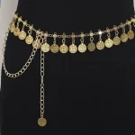 Bohemian Inspired Metal Taist Chain Vainage Ajustement Courrure ethnique Réglable pour les accessoires d&rsquo;usure d&rsquo;usure