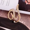 mode femmes biscuits broche a z anglais lettre métal broches cristal alphabet bijoux chemise vêtements bricolage déclin accessoires