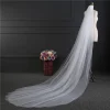 offre spéciale 2 couches voile de mariée de mariage blanc ivoire doux transparent simple voile veu de noiva avec peigne accessoires de mariage