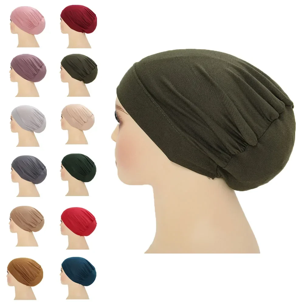 Doux femmes Stretch sous-écharpe musulman intérieur Hijab chapeau bonnets Bonnet Femme Musulman Turbante Mujer perte de cheveux tête écharpe Ninja casquette Doux femmes Stretch sous-écharpe musulman intérieur Hijab chapeau bonnets Bonnet Femme Musulman Turbante Mujer perte de cheveux tête écharpe Ninja casquette