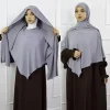 Ensemble Hijab de prière antidérapant de qualité supérieure – Jersey Khimar & Abaya avec bande de poignée en silicone – Vêtements islamiques modestes et respirants pour femmes