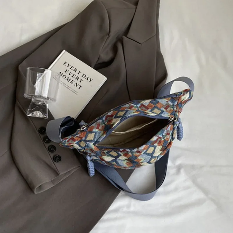 bohême velours côtelé ceinture sacs pour femmes mode fanny pack femme banane taille sac hanche sac à main épaule bandoulière poitrine sac poche