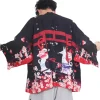 costume de samouraï haori obi pour hommes, vêtements japonais, cardigan de plage, streetwear japonais, veste de renard