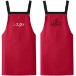 Tablier polyvalent à double sangle pour les travaux de cuisine Caractéristiques personnalisables Couverture imperméable à l&rsquo;huile Durable Pratique pour un usage quotidien