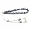 Style arabe 8mm 33 perles perles de prière musulmane Tasbih islamique Agate noire bijoux artisanaux pour hommes et femmes