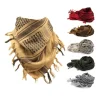 Été respirant homme femmes tactique arabe écharpe mode extérieur léger Hijab écharpe printemps armée Plaid foulard garder au chaud