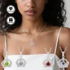 Bijoux pour femmes, bijoux de haute qualité, collier hypoallergénique, collier moissanite pour femmes, bohème, cadeau de noël pour
