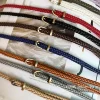 102cm ceinture en cuir tressé femmes ceinture de taille mince noir rouge blanc rose dames pu bracelet en cuir boucle ardillon femmes ceintures