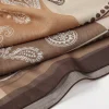 foulard carré de luxe pour femmes, châle en soie, sensation de soie, hijab en satin, enveloppes de mode, bandes de cheveux, ruban, bandana féminin, 90x90cm