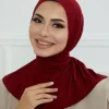 Hijab instantané à fermeture à pression pour femmes musulmanes, prêt à porter, couverture complète, écharpe, Turban islamique, casquettes Turbante Mujer